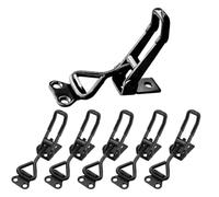 Ujjdwiurgh Paquet de 6 Loquets à Pince à Bascule, Capacité de Maintien de 100 Kg, Pinces à Loquet 4001 à Traction, Pinces à Loquet à Dégagement Réglables