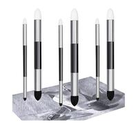 Ujjdwiurgh Paquet de 6 Souches de Mélange, Pinceaux Éponge à Friction Lavables à Double Extrémité, Lingettes à Croquis, Mélange Réutilisable pour Étudiants Artistes