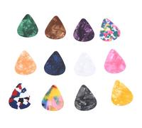 Ujjdwiurgh Paquet De 60 De Guitare Coloré D'Art Abstrait, Cadeau De Guitare Pour Basse, Guitares Électriques Et Acoustiques Incluant 0,46 Mm, 0,71 Mm, 0,96 Mm