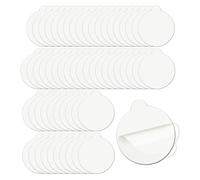 Ujjdwiurgh Paquet de 60 Planches de Colle de Remplacement de 4,3 Pouces pour les Planches de Colle D'Intérieur en Papier Blanc, Recharge de Cartes Adhésives Compatibles avec Fenun