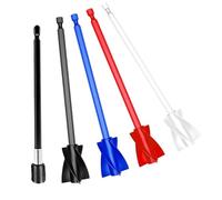 Ujjdwiurgh Paquet de Mélangeur de Peinture Réutilisable de 4 1/4 Drill Force Epoxy Resin Mélangez la Palette, L'Agitateur de Résine Époxy, L'Agitateur Époxy Attachement