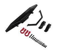 Ujjdwiurgh Pare-chocs avant en métal pour MN D90 D91 D96 D99S MN90 MN99 MN99S 1/12 RC Car Upgrade Parts Accessoires, noir