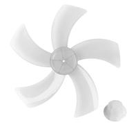 Ujjdwiurgh Pares de Ventilateur en Plastique de 5 Pièces 12 Pouces avec Couvercle de Noix pour Le Piédestal de Plateau de Plateau Table de Feuille de Feuille de Feuille Général Accessoires Blancs