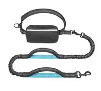 Ujjdwiurgh Parfait pour le jogging, la course à pied, la promenade. Laisse mains libres avec pochette zippée, poignées rembourrées, élastique solide