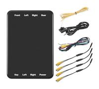 Ujjdwiurgh Parking de Voiture Vue Panoramique Vue 4 Voies 360 DegréS Vue SystèMe de BoîTier de Commande de CaméRa DVR sans CaméRa