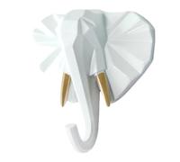 Ujjdwiurgh Patère Robuste en Forme de Tête D'Animal, Manteau Suspendu, Chapeau et Clé, Patère en Résine Facile à Installer B