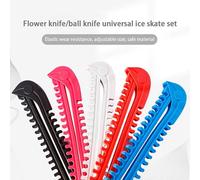 Ujjdwiurgh Patins à Glace Lames de Patinage Protecteur Chaussures Gardes Housses Pratiques Plastique Rose 1 Paire