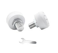 Ujjdwiurgh Patins à roulettes à Quatre Roues Frein Patinage à roulettes Arrêt Frein Sports de Glisse 4 Roues Chaussures de Skate Accessoires Universel Blanc