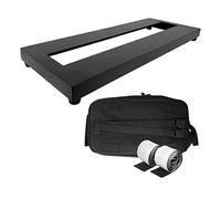 Ujjdwiurgh PéDalier de Guitare PéDalier D'Effet de Guitare PéDalier en Alliage D'Aluminium avec Plaque de PéDale D'Effet de Sac de Transport, Petite Taille