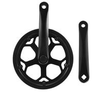 Ujjdwiurgh PéDalier de VéLo Pliant 48T Trou Carré 170Mm PéDalier CNC Pignon de PéDalier de VéLo