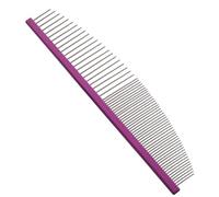 Ujjdwiurgh Peigne à Dents Larges/Fines pour Chiens et - Outil de Toilettage en Forme de pour Enlever les Nœuds.