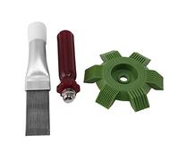 Ujjdwiurgh Peigne de radiateur, évaporateur, outils de climatisation, peigne de réparation d'aileron de voiture, plastique A/C, condensateur, redresseur de réfrigération