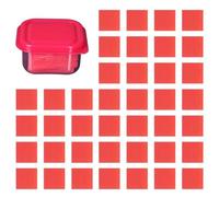 Ujjdwiurgh Peinture Colle Argile avec Boîte Broderie Forage Boue 5D Peinture Forage Remplacement Cire Dotting Art DIY Rouge