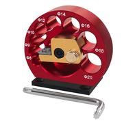 Ujjdwiurgh Perceuse électrique en carbure pour le travail du bois - 8 trous réglables - Tige ronde de 8 à 20 mm - Outil auxiliaire