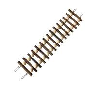 Ujjdwiurgh Perroquets Oiseau Cage Échelle Jouet Entraînement Perche Jouet avec Crochets Métalliques pour Petits Perroquets Moyens