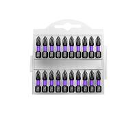 Ujjdwiurgh PH2 Embout Magnétique de Tournevis à Impact Perceuse à Vis Croisée Vis de 25 mm Tournevis Électrique Antidérapant Outil Électrique Facile à Utiliser.