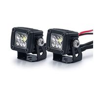 Ujjdwiurgh Phares ModifiéS Projecteurs Feux de Dessus de Voiture Feux de Pare-Chocs pour Voiture sur SCX10 TRX4 TRX6 1/10 RC,B