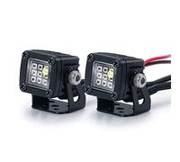 Ujjdwiurgh Phares ModifiéS Projecteurs Feux de Dessus de Voiture Feux de Pare-Chocs pour Voiture sur SCX10 TRX4 TRX6 1/10 RC, C