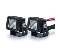 Ujjdwiurgh Phares ModifiéS Projecteurs Feux de Dessus de Voiture Feux de Pare-Chocs pour Voiture sur SCX10 TRX4 TRX6 1/10 RC,D