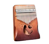 Ujjdwiurgh Piano à Pouce Kalimba 17 Touches, Clavier en Placage de Bois, Instrument de Musique, Piano à Doigts Kalimba, Cadeau pour les Amateurs de Musique