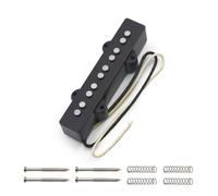 Ujjdwiurgh Pick-Up Basse Électrique à Cinq Cordes, Pick-Up Ouvert à Simple Bobine, Pick-Up à Manche Noir