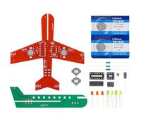 Ujjdwiurgh Pièces de Carte de Circuit Imprimé de Lampe à Flux Cd4017 de Circuit Flash pour Petits Avions