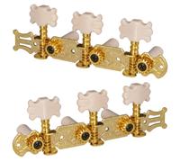 Ujjdwiurgh Pièces de Guitare Métallique Professionnelle Pièces 1 Paire Gold Guitare Classical Tuning PEGS Machine Heads Taillers Keys Gauche + Droite