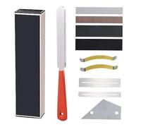 Ujjdwiurgh Pièces de Réparation de Guitare Tiges de Nivellement Fichiers de Papier de Verre pour Guitare Électrique Basse Guitares Acoustiques Ensembles D'Outils pour Instruments
