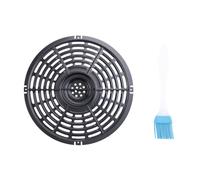 Ujjdwiurgh Pièces de support pour friteuse à air, plaque de gril pour friteuse à air, poêle à air, accessoires de friteuse à air, support de friteuse à air avec brosse à vapeur