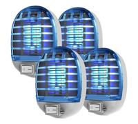 Ujjdwiurgh Piège à insectes électronique d'intérieur avec lumières bleues pour salon, maison, cuisine, bureau