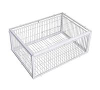 Ujjdwiurgh Piège automatique pour cage à oiseaux, entrée seulement, sans sortie, cage à oiseaux épaissie cryptée automatique pigeon