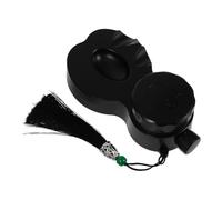 Ujjdwiurgh Pierre à Encre Couverte pour la Pratique de la Calligraphie Bac à Encre Portable et Scellé avec Couvercle Encrier et Repose-Stylo Pinceau