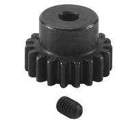 Ujjdwiurgh Pignon de Moteur En Acier 19T 124016-2178 pour 144002 144010 124016 124017 PièCes de Mise à Niveau de Voiture TéLéCommandéE Sans Balais