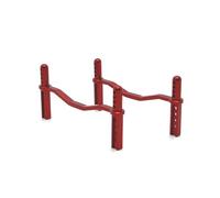 Ujjdwiurgh Piliers de coque avant et arrière de voiture RC pour SCY 1/18 18101 18102 RC Crawler Car Upgrade Parts Rouge