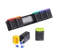 Ujjdwiurgh Pilulier hebdomadaire magnétique 7 jours 1 fois par jour