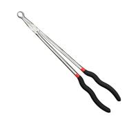 Ujjdwiurgh Pince à Bec Effilé Courbée en O de 400 mm de 16 Pouces et Pince de Réparation Automobile à Longue Bouche pour la Pêche Pince à Long Manche 14 mm