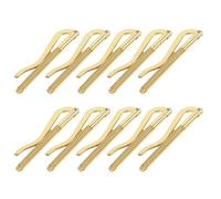 Ujjdwiurgh Pince à Billets à Ressort, Portefeuille Portefeuille Ultra-Mince à Bande, Accessoires de Pince à Billets en Cuir Bricolage Doré