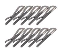 Ujjdwiurgh Pince à billets à ressort ultra mince portefeuille portefeuille bricolage cuir artisanat argent clip accessoires noir