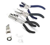 Ujjdwiurgh Pince à Boucles pour en Diamètres de Boucles : 13 Mm, 16 Mm, 20 mm pour le Travail Du D'Argent Outil de