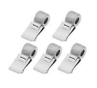 Ujjdwiurgh Pince à Crayons pour Casque de Sécurité, Porte-Crayon Réglable Universel, Porte-Crayon, Organisateur de Clip pour Ordinateur Portable, Argent