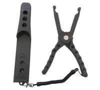 Ujjdwiurgh Pince à Pêche et Détache-Hameçons, Outil Essentiel pour Les Pêcheurs. Pince à Lèvre de Poisson Antidérapante Équipée d'une Robuste Poignée en Plastique pour Attraper Les Poissons-.