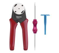 Ujjdwiurgh Pince à sertir Deutsch fermée, contact solide et connecteur circulaire (AWG 14-20) 4 voies