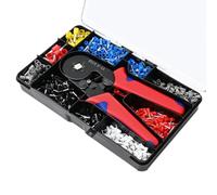 Ujjdwiurgh Pince à Sertir HSC8 6-4A pour Borne Tubulaire, Boîte de Rangement Exquise, Pince à Sertir pour, Mini Virole, Outils de Sertissage, Kit Électrique