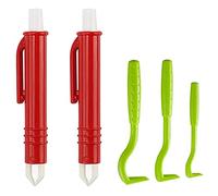 Ujjdwiurgh Pince à Tiques pour Chiens, Enfants, Lot de 3, Crochets à Tiques et Lot de 2, Pince à Tiques, Dissolvant de Tiques Facile et SûR