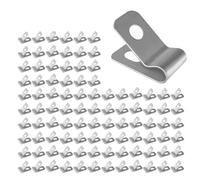 Ujjdwiurgh Pince de de Clôture Attaches de pour Clôture Agricole en Acier Inoxydable, Fixation pour de Jardin