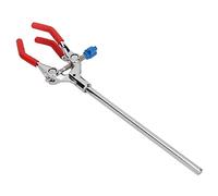 Ujjdwiurgh Pince de Laboratoire 28 Cm 3 Broches Style Doigt TêTe Recouverte de Caoutchouc Pince de Laboratoire Pince D'Extension de BéCher à Condensateur Multifonctionnel