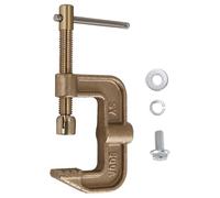 Ujjdwiurgh Pince de Masse de Soudage, Pince de Masse en Laiton de Type G Courant 500 A, Largeur de Mâchoire de 43 Mm pour Soudeurs Tig Mig