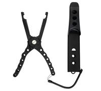 Ujjdwiurgh Pince de pêche et outil de retrait d'hameçon en matériau PC à indice élevé - Poignée antidérapante, pince pour poisson-chat avec cordon de serrage