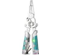 Ujjdwiurgh Pince d'électricien pliable avec tournevis à dénuder pour mesurer la tension et l'enroulement de fil électrique