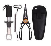 Ujjdwiurgh Pince multifonction en alliage d'aluminium - Dispositif de contrôle des poissons - Avec corde perdue